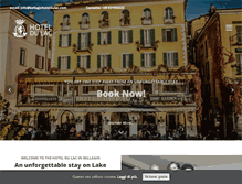 Tablet Screenshot of bellagiohoteldulac.com
